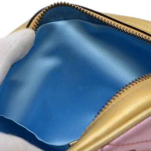 GUCCI Pink Leather GG Marmont Fanny Pack - Picture 6 of 8